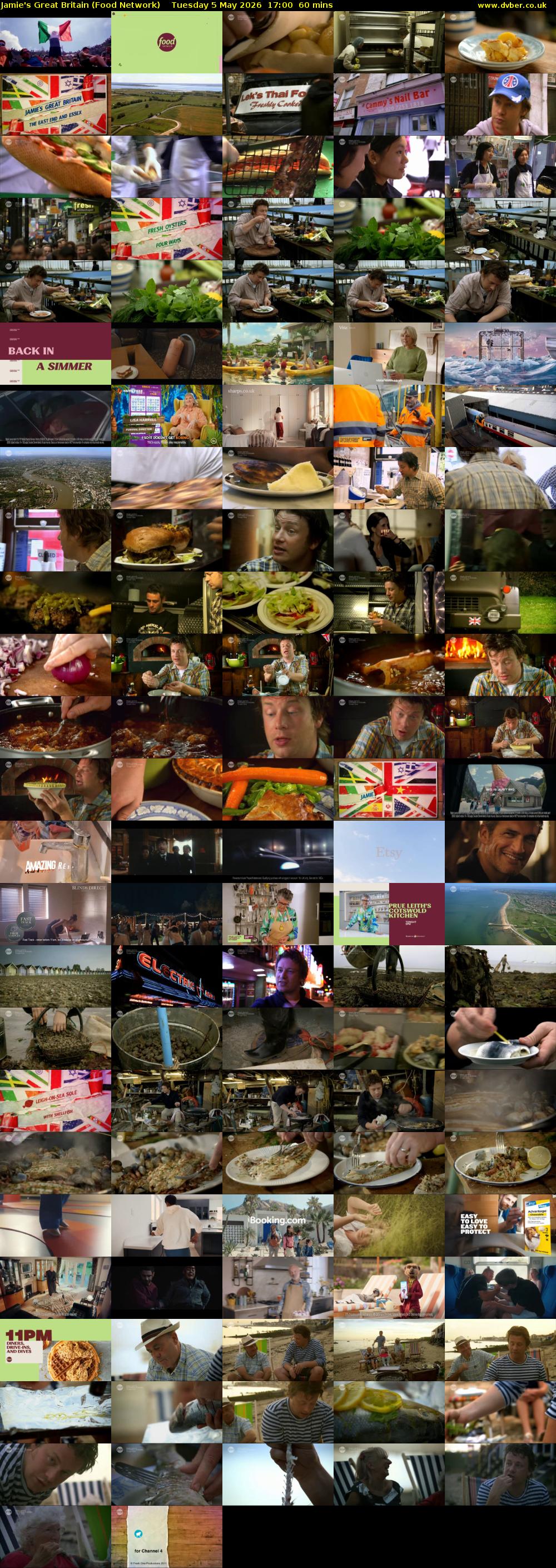 Jamie's Great Britain (Food Network) Tuesday 5 May 2026 17:00 - 18:00