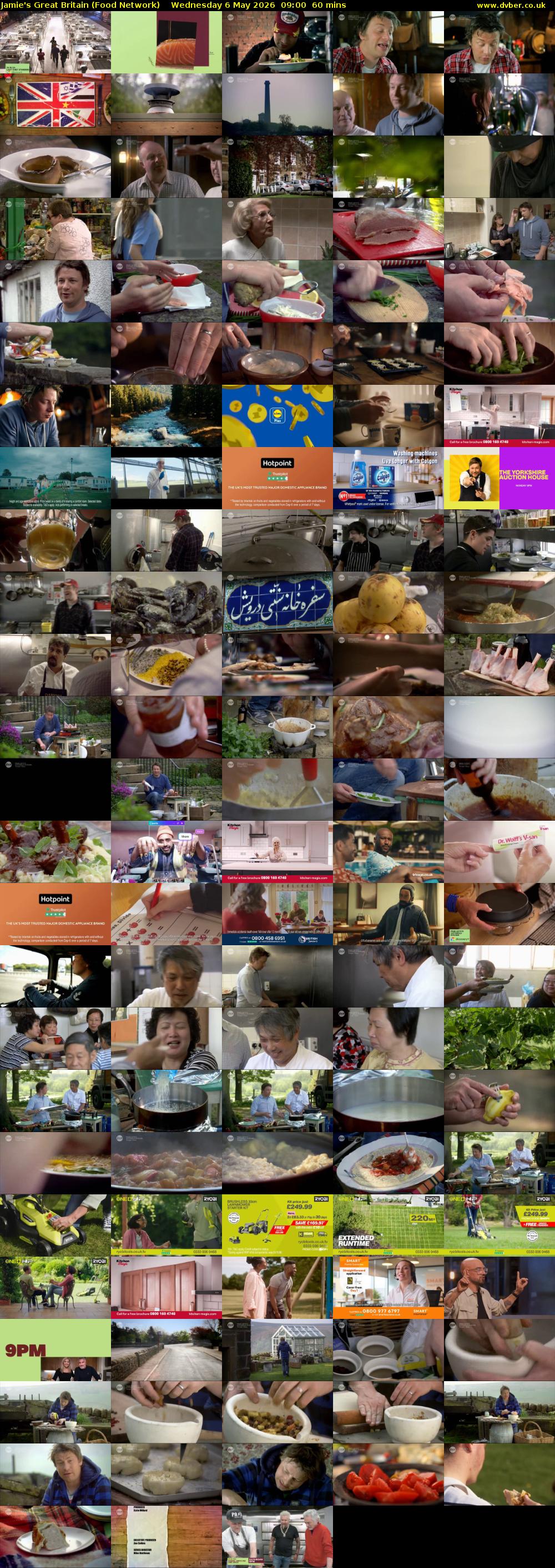 Jamie's Great Britain (Food Network) Wednesday 6 May 2026 09:00 - 10:00