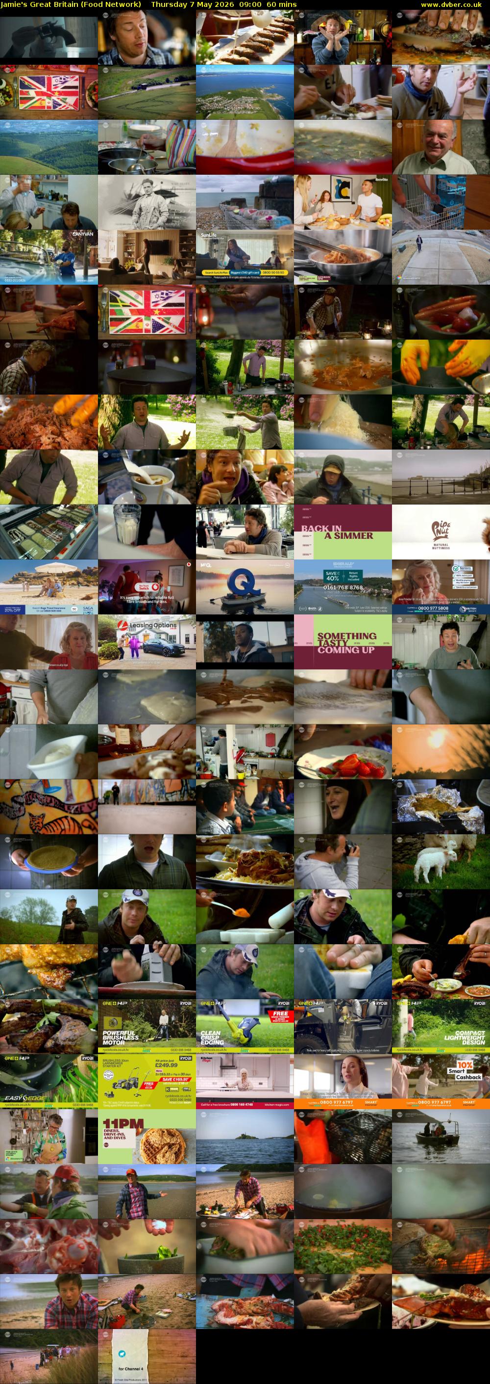 Jamie's Great Britain (Food Network) Thursday 7 May 2026 09:00 - 10:00