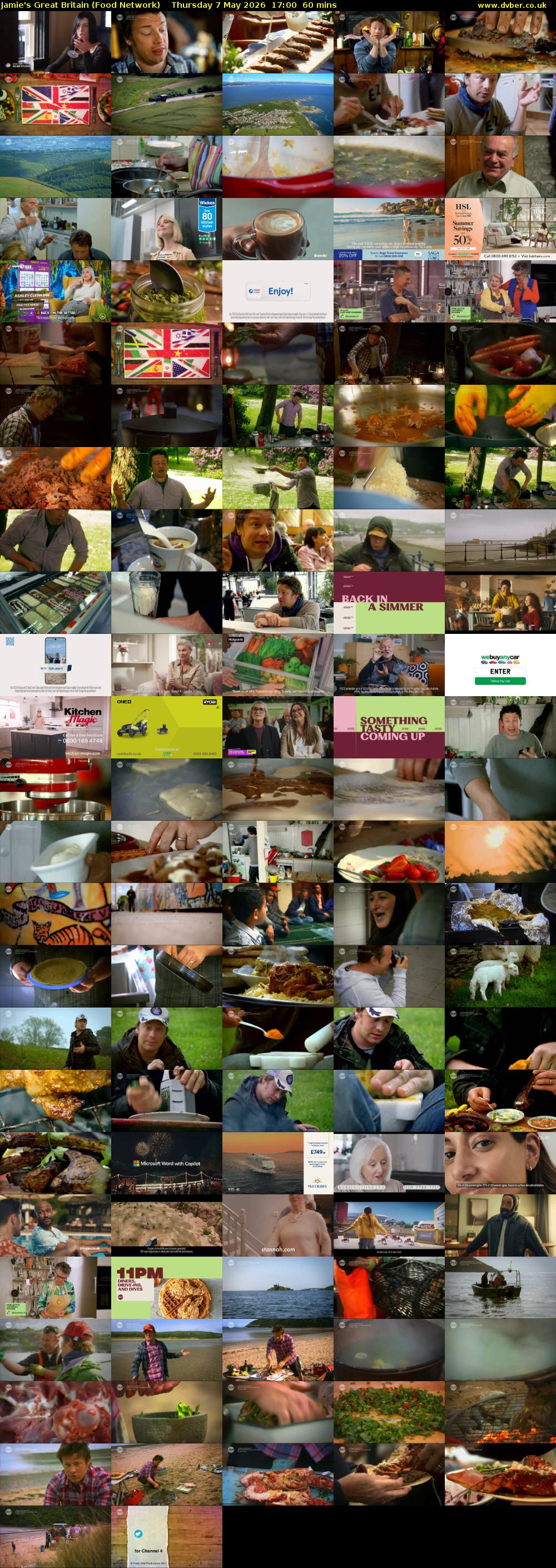 Jamie's Great Britain (Food Network) Thursday 7 May 2026 17:00 - 18:00
