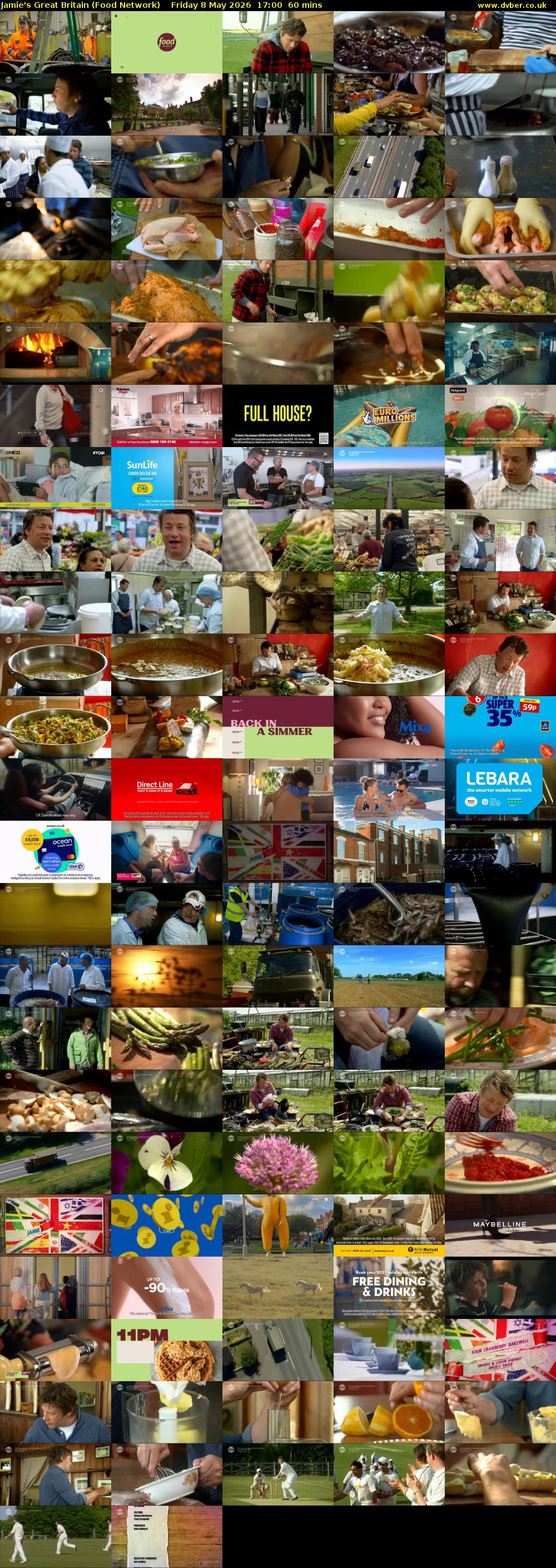 Jamie's Great Britain (Food Network) Friday 8 May 2026 17:00 - 18:00