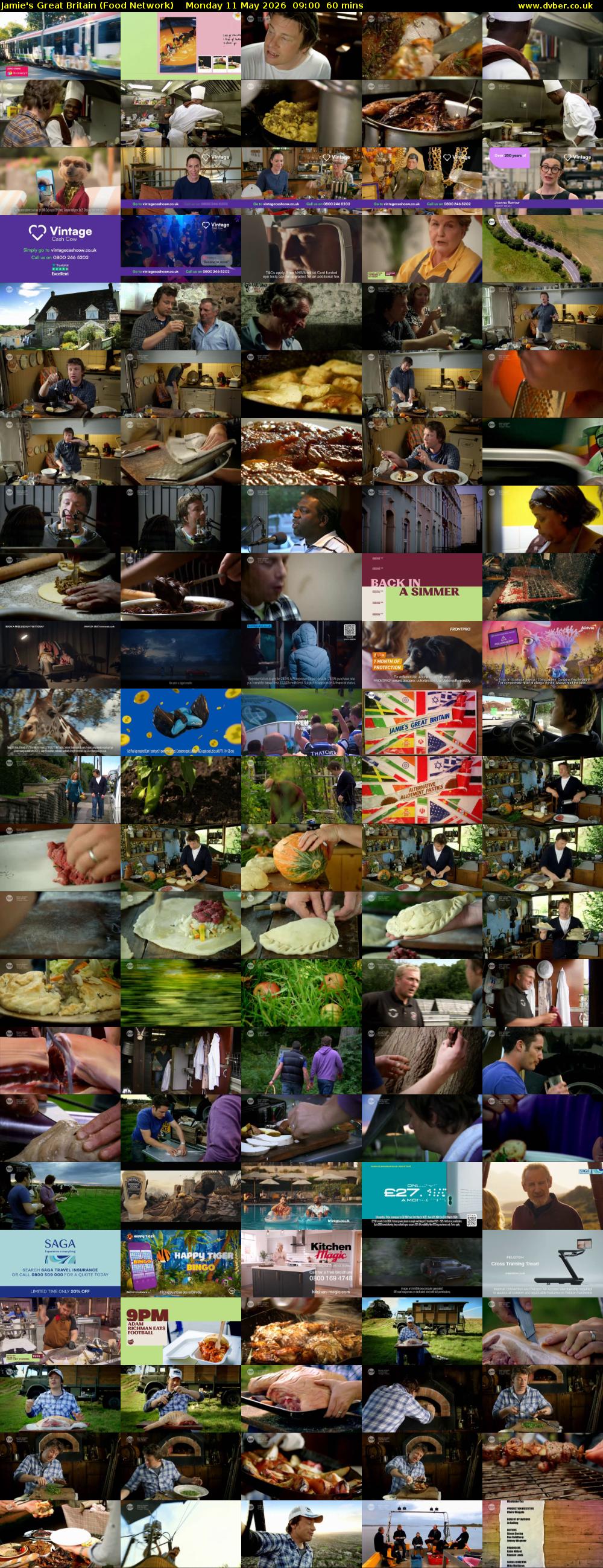 Jamie's Great Britain (Food Network) Monday 11 May 2026 09:00 - 10:00