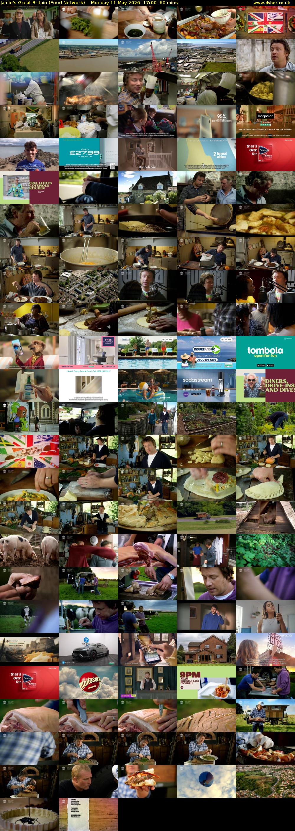 Jamie's Great Britain (Food Network) Monday 11 May 2026 17:00 - 18:00