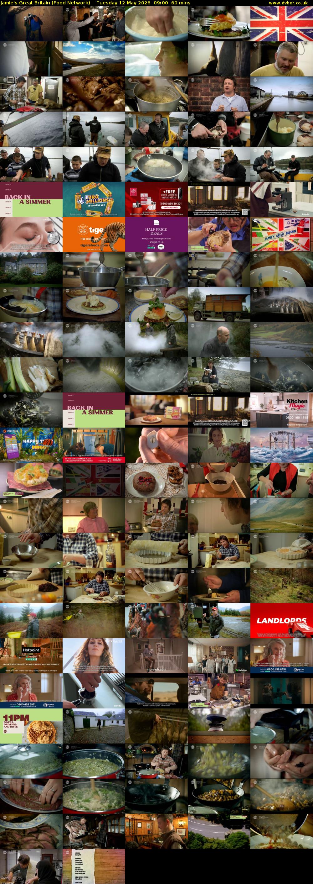 Jamie's Great Britain (Food Network) Tuesday 12 May 2026 09:00 - 10:00