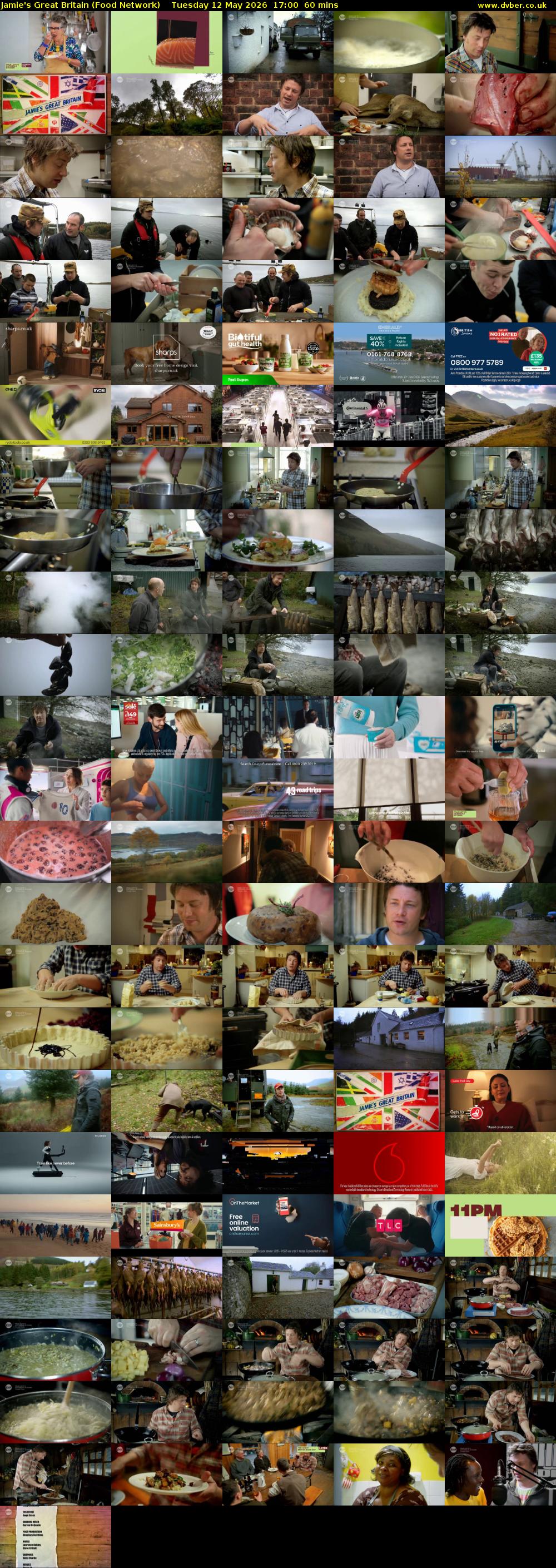 Jamie's Great Britain (Food Network) Tuesday 12 May 2026 17:00 - 18:00