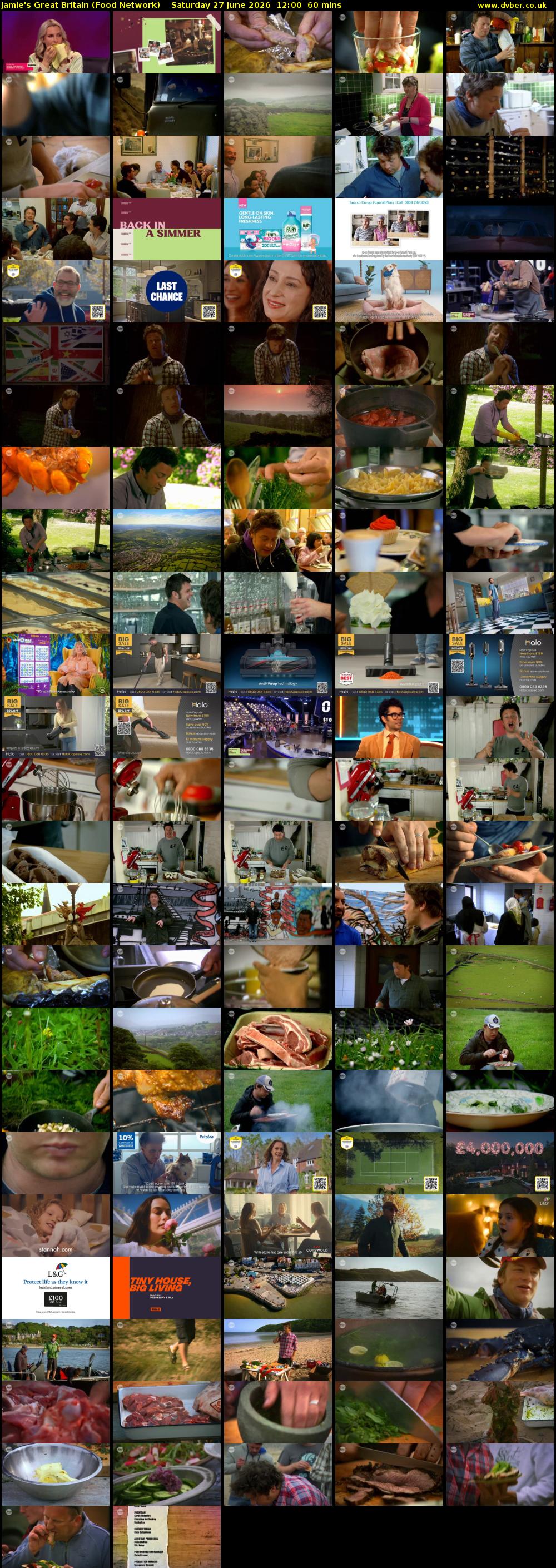 Jamie's Great Britain (Food Network) Saturday 27 June 2026 12:00 - 13:00