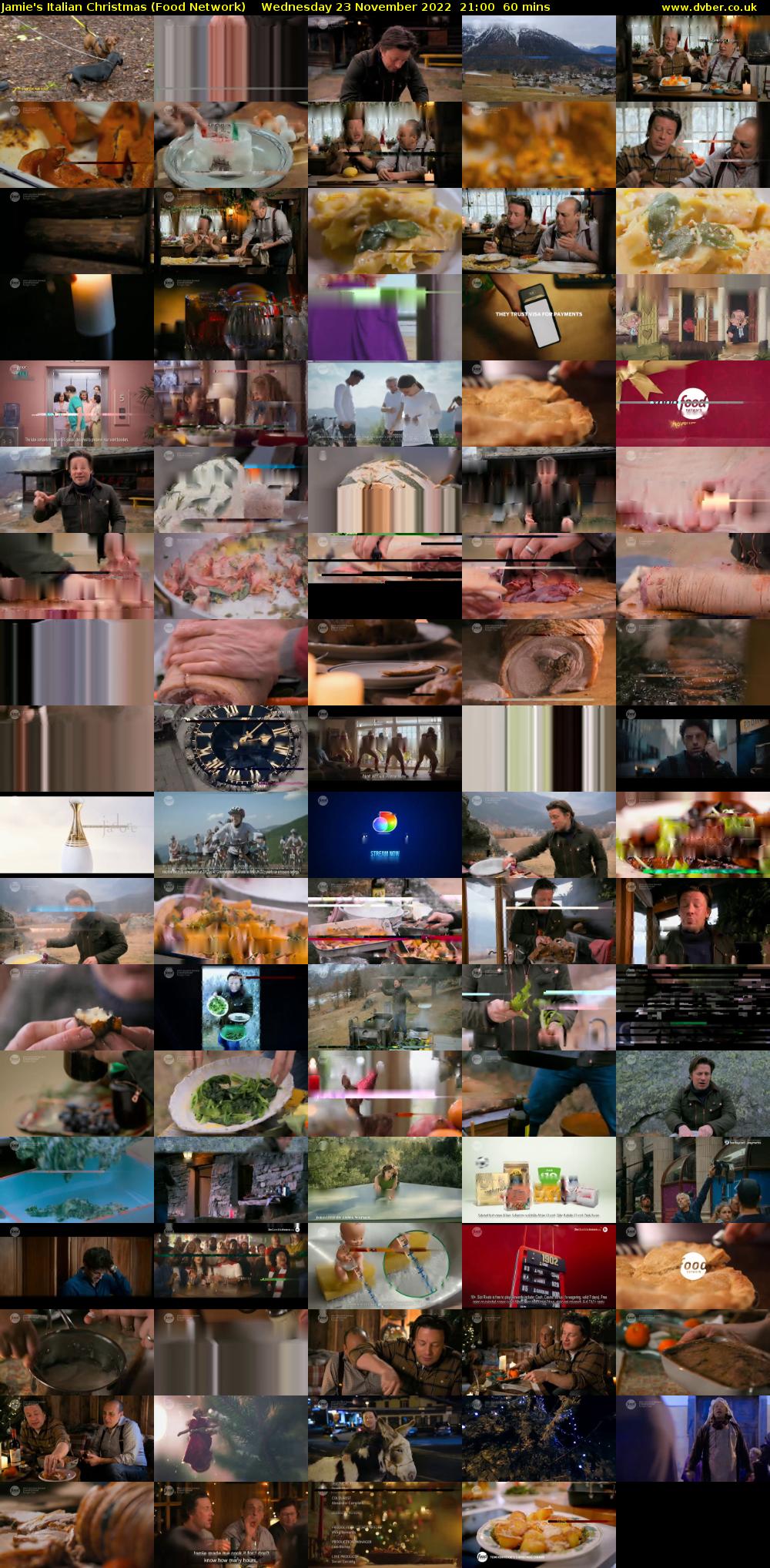Jamie's Italian Christmas (Food Network) Wednesday 23 November 2022 21:00 - 22:00