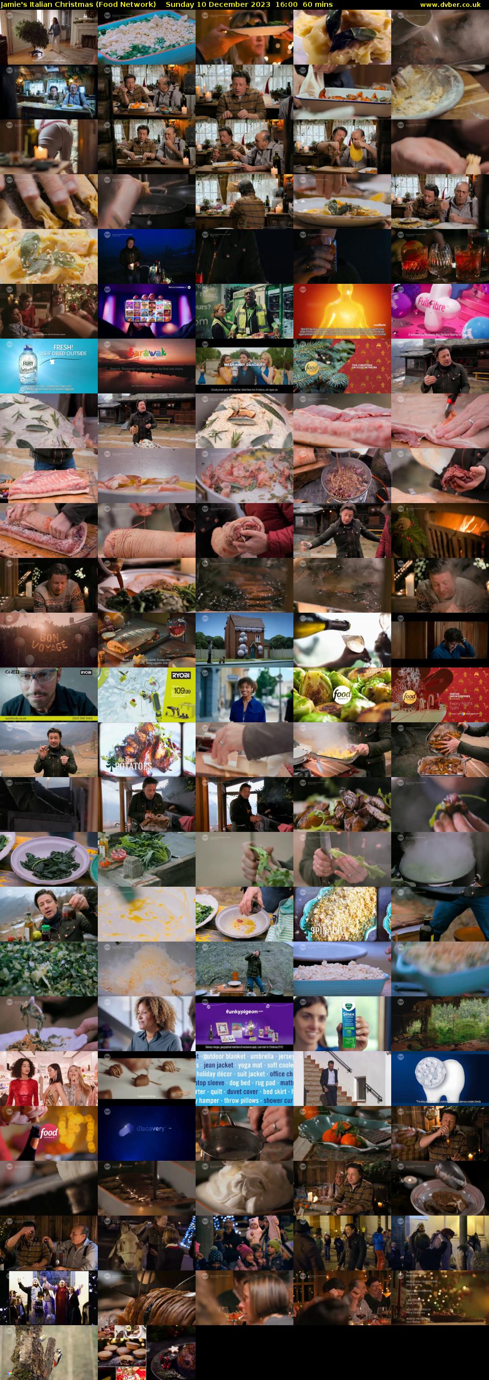 Jamie's Italian Christmas (Food Network) Sunday 10 December 2023 16:00 - 17:00