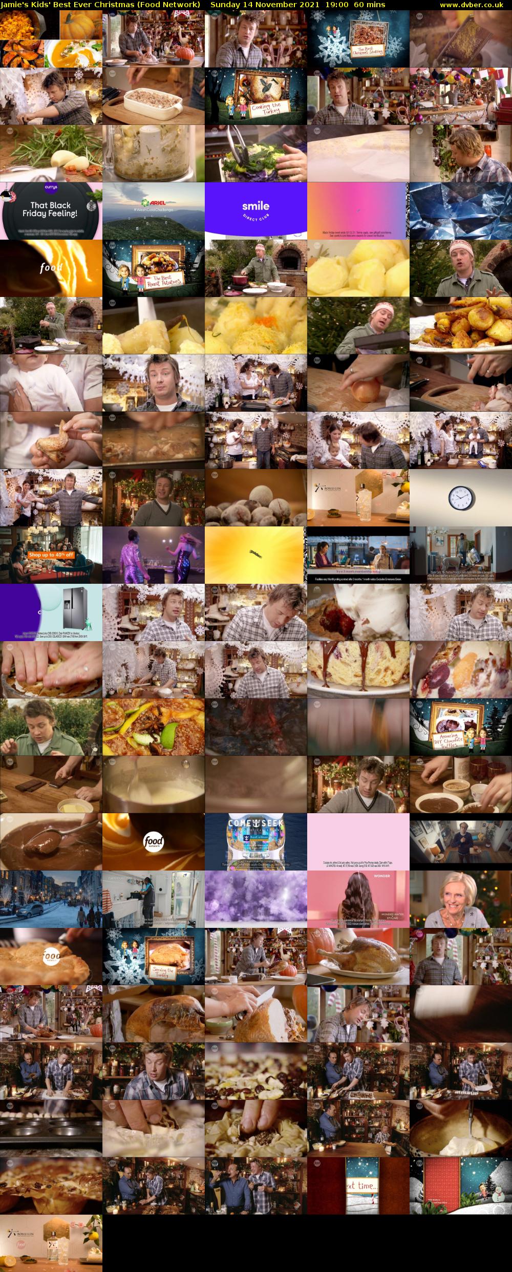 Jamie's Kids' Best Ever Christmas (Food Network) Sunday 14 November 2021 19:00 - 20:00