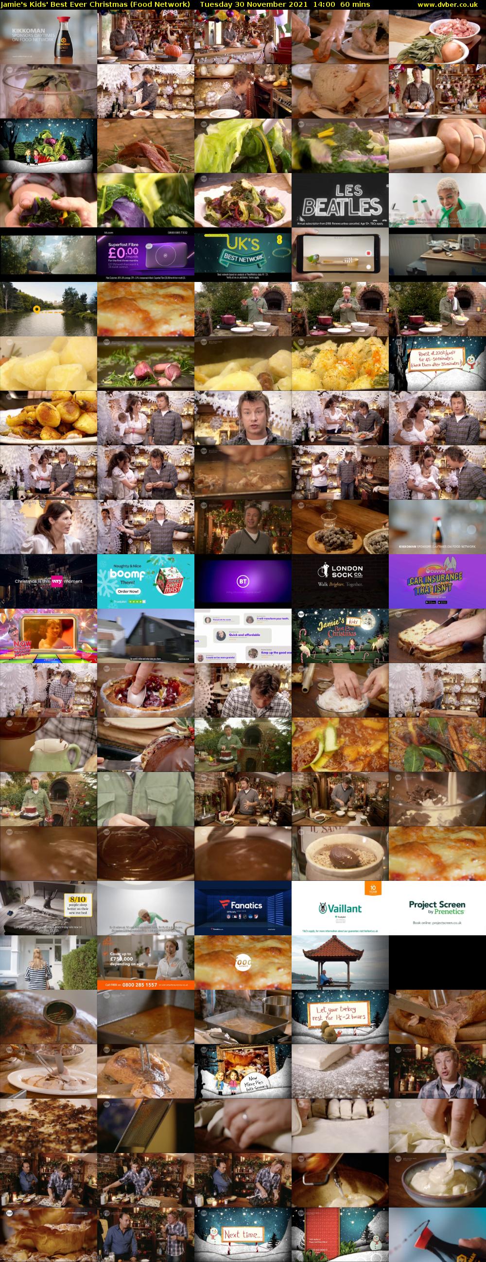 Jamie's Kids' Best Ever Christmas (Food Network) Tuesday 30 November 2021 14:00 - 15:00