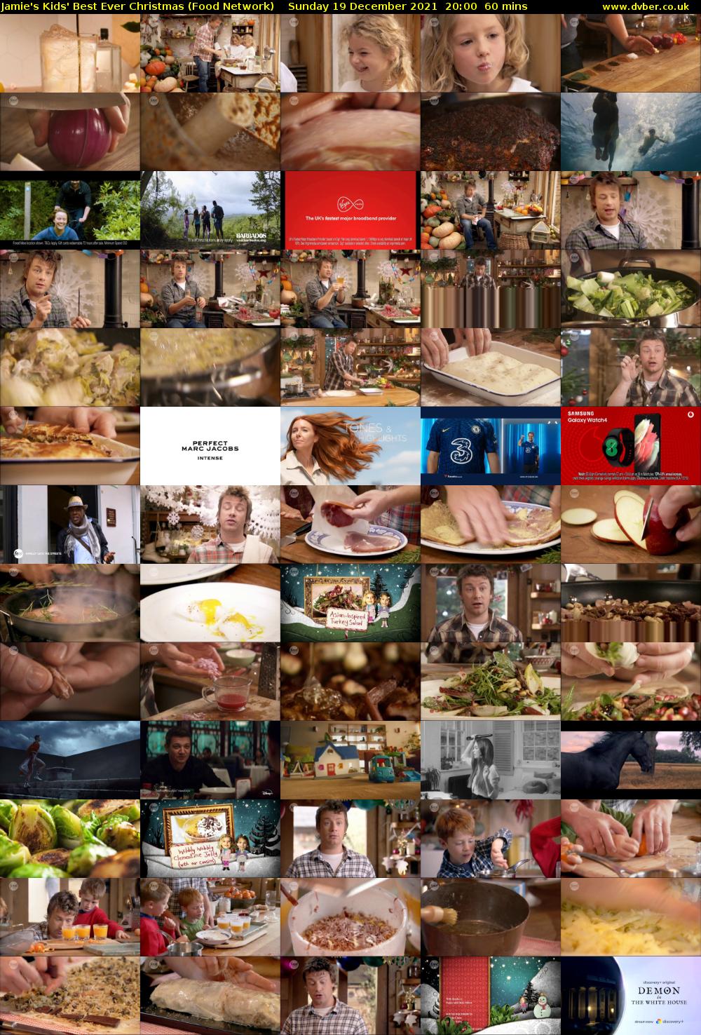 Jamie's Kids' Best Ever Christmas (Food Network) Sunday 19 December 2021 20:00 - 21:00