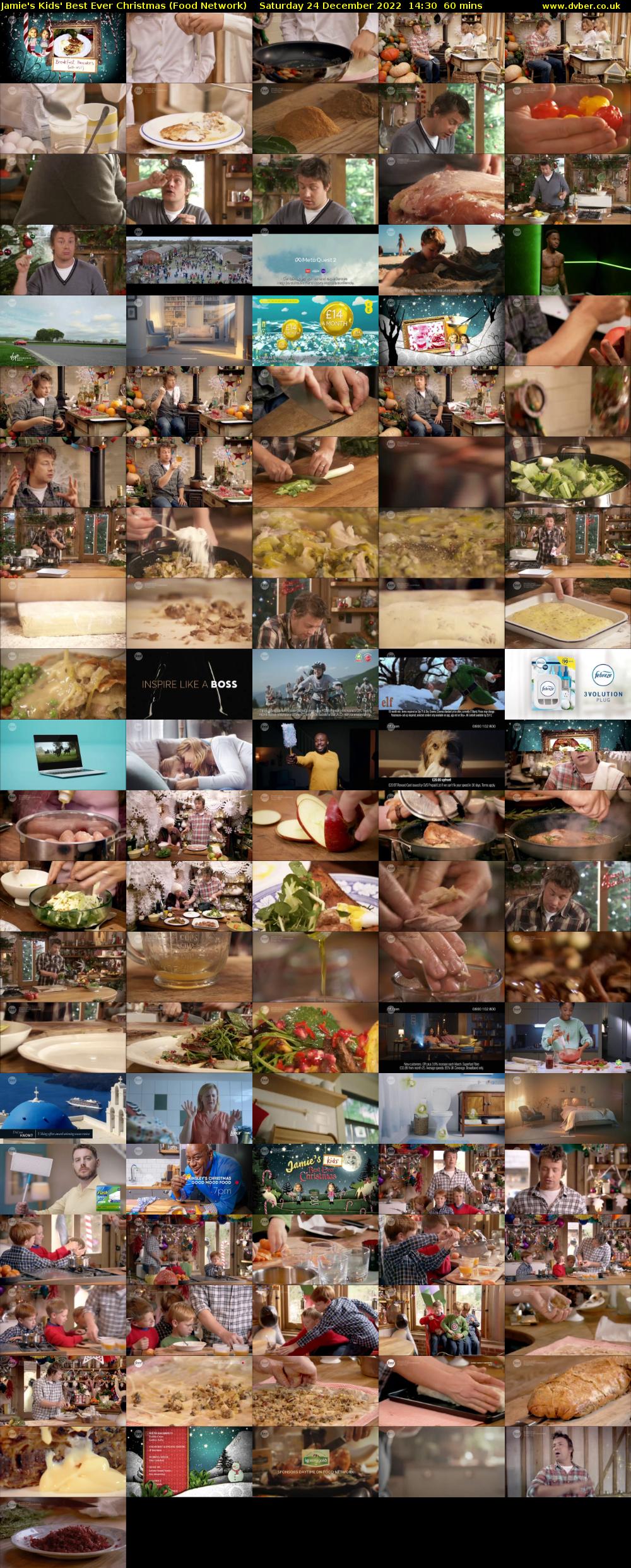 Jamie's Kids' Best Ever Christmas (Food Network) Saturday 24 December 2022 14:30 - 15:30