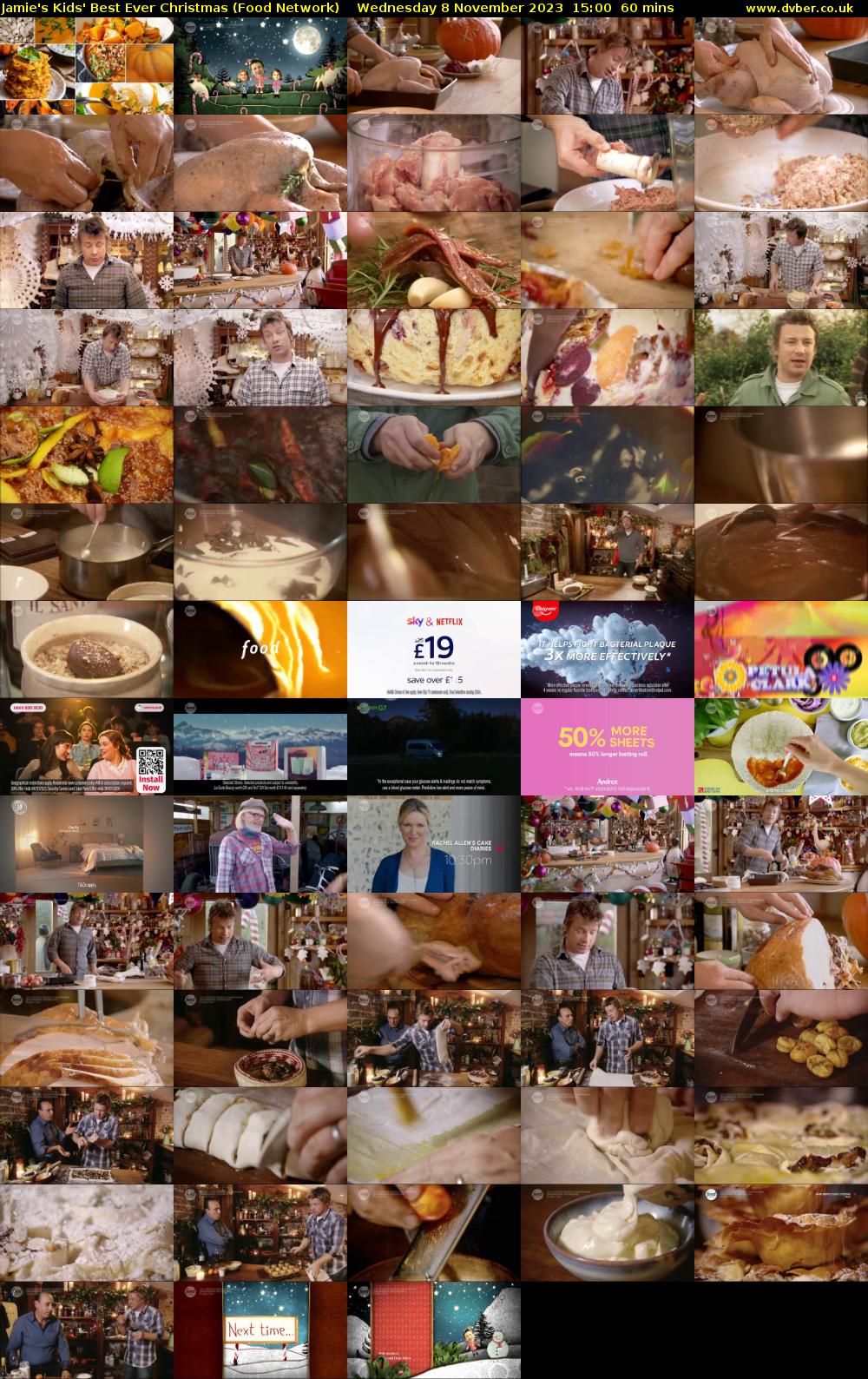 Jamie's Kids' Best Ever Christmas (Food Network) Wednesday 8 November 2023 15:00 - 16:00