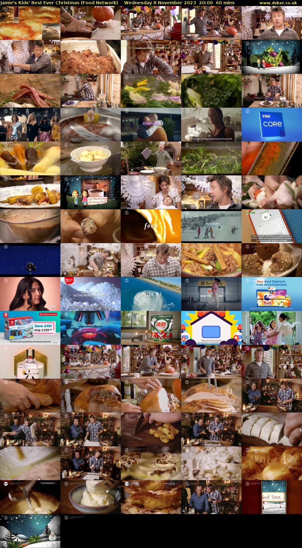 Jamie's Kids' Best Ever Christmas (Food Network) Wednesday 8 November 2023 20:00 - 21:00