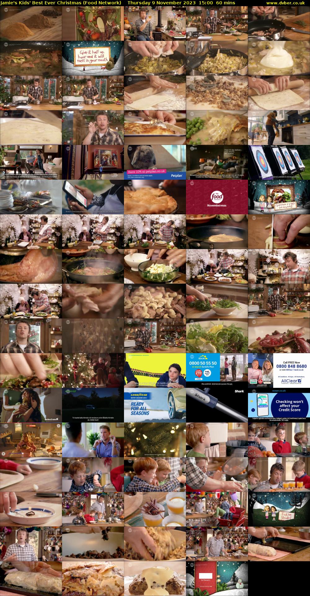 Jamie's Kids' Best Ever Christmas (Food Network) Thursday 9 November 2023 15:00 - 16:00