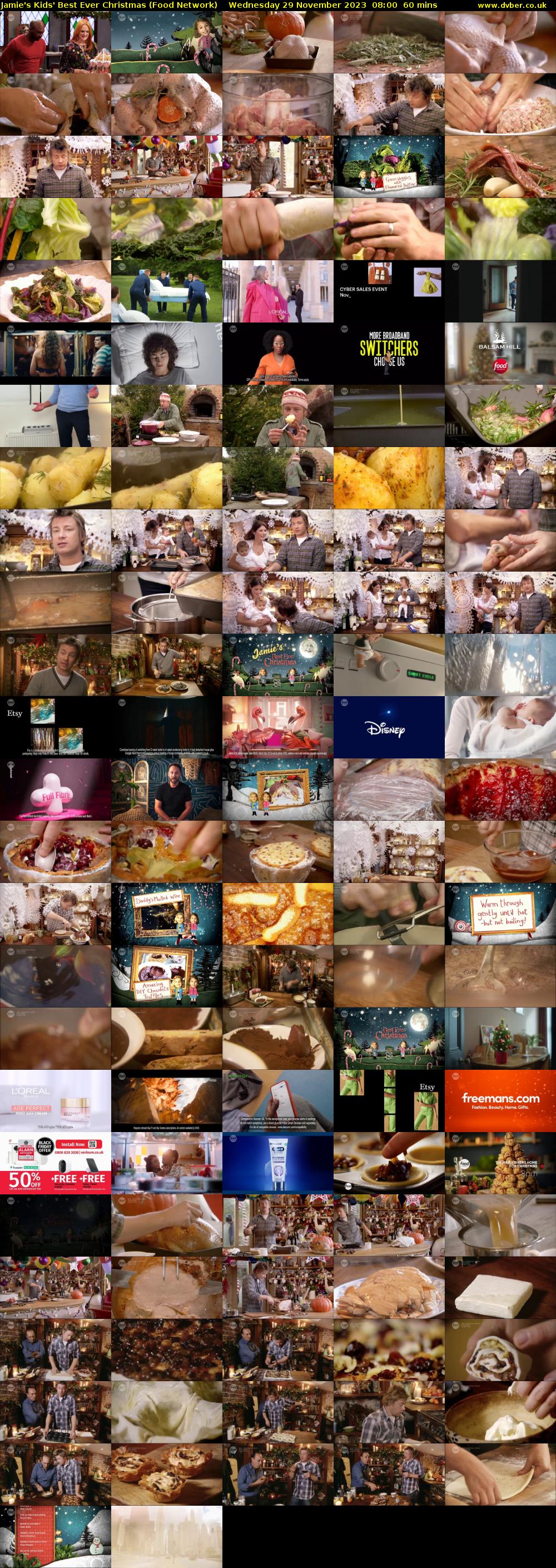 Jamie's Kids' Best Ever Christmas (Food Network) Wednesday 29 November 2023 08:00 - 09:00