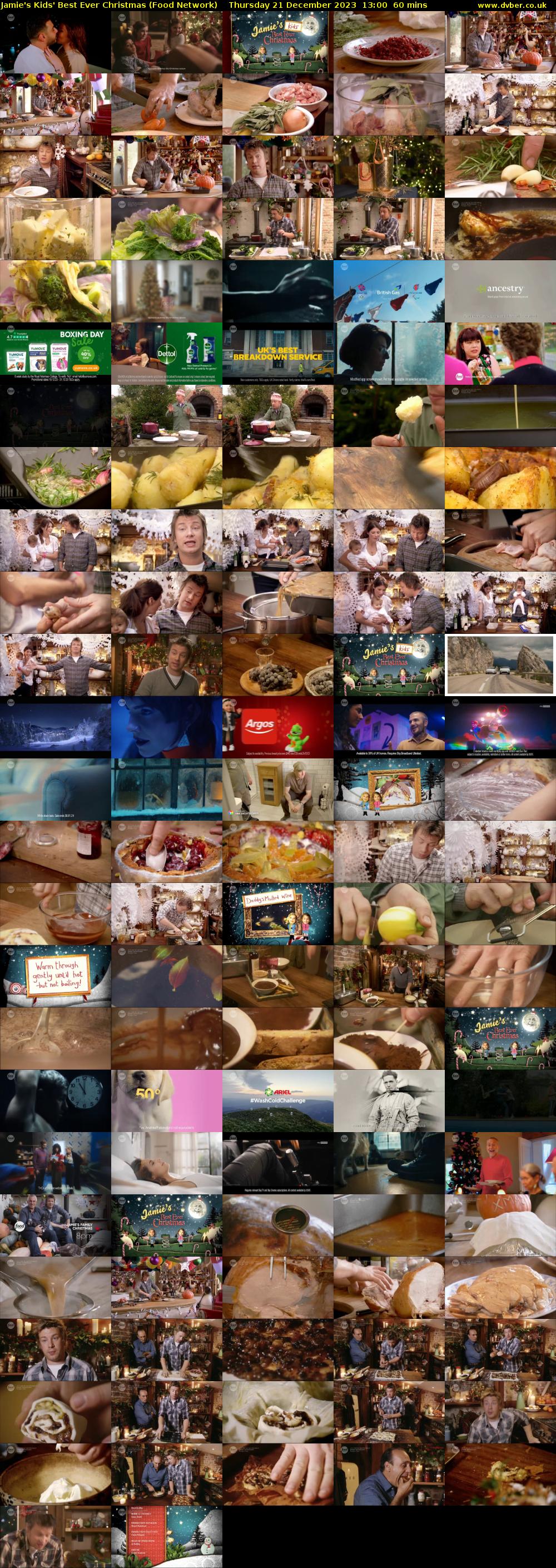 Jamie's Kids' Best Ever Christmas (Food Network) Thursday 21 December 2023 13:00 - 14:00