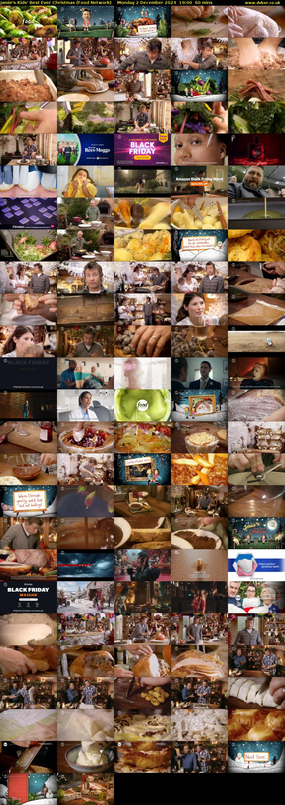 Jamie's Kids' Best Ever Christmas (Food Network) Monday 2 December 2024 19:00 - 20:00