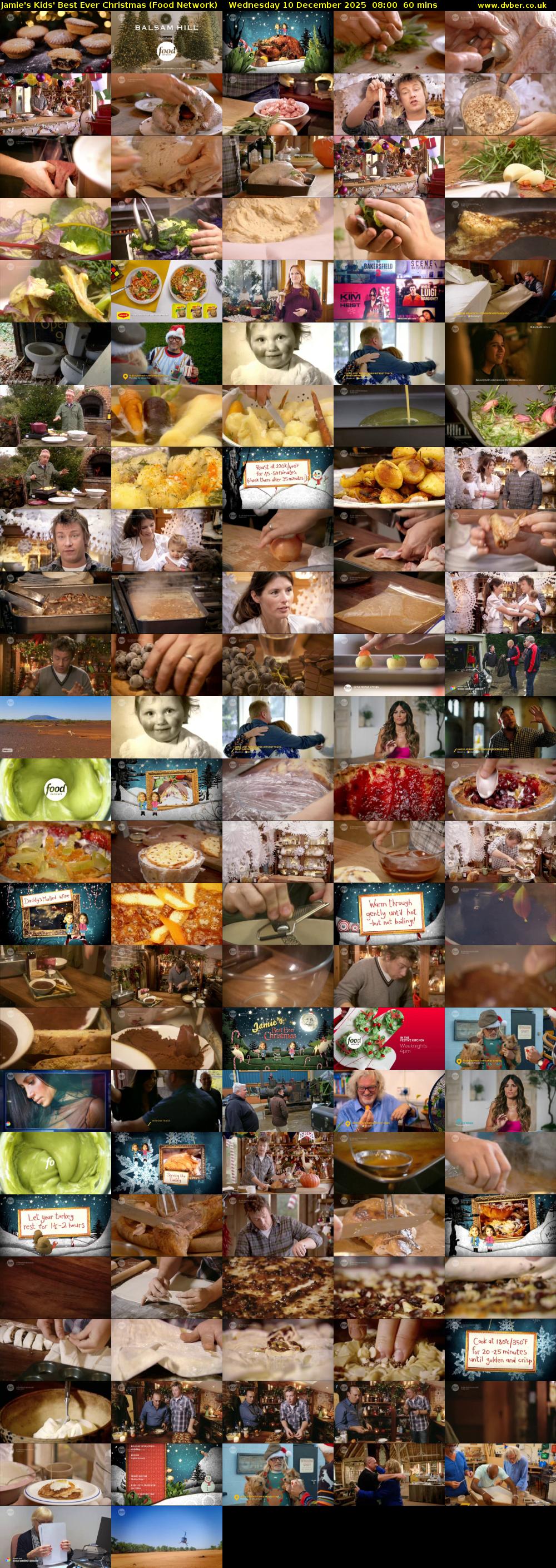 Jamie's Kids' Best Ever Christmas (Food Network) Wednesday 10 December 2025 08:00 - 09:00