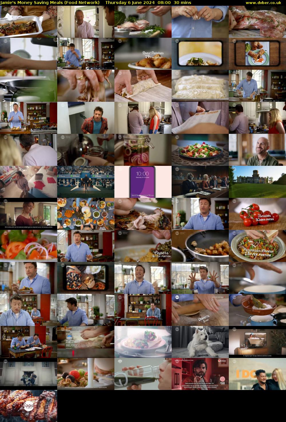 Jamie's Money Saving Meals (Food Network) Thursday 6 June 2024 08:00 - 08:30