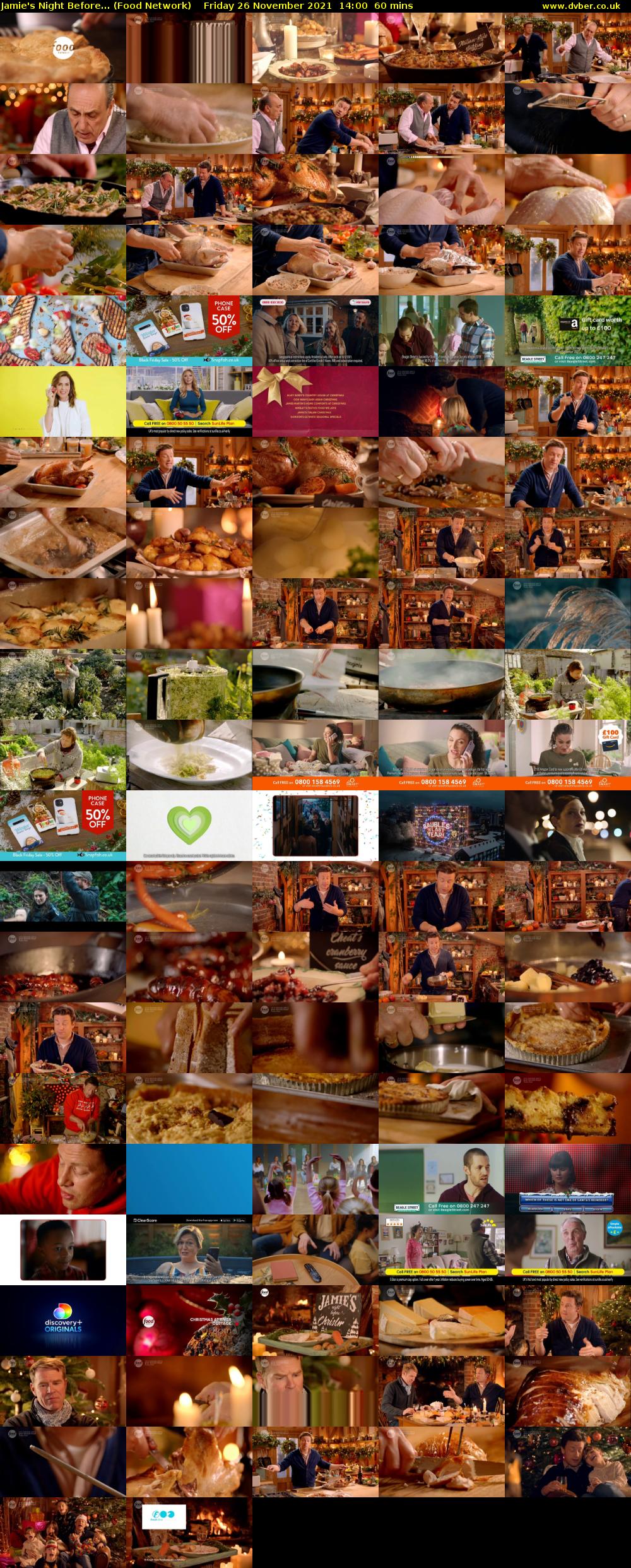 Jamie's Night Before... (Food Network) Friday 26 November 2021 14:00 - 15:00