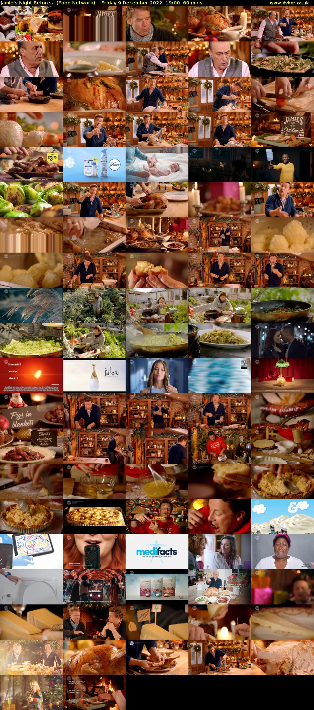 Jamie's Night Before... (Food Network) Friday 9 December 2022 19:00 - 20:00