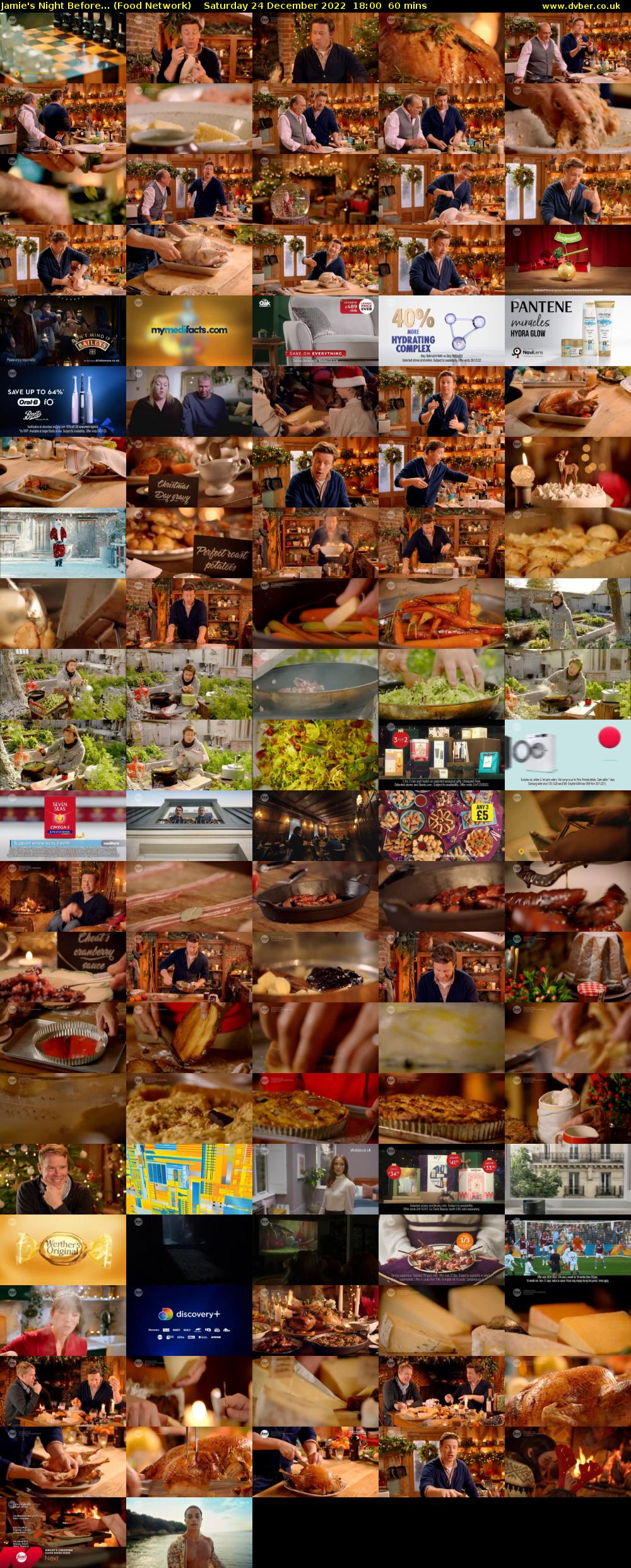 Jamie's Night Before... (Food Network) Saturday 24 December 2022 18:00 - 19:00