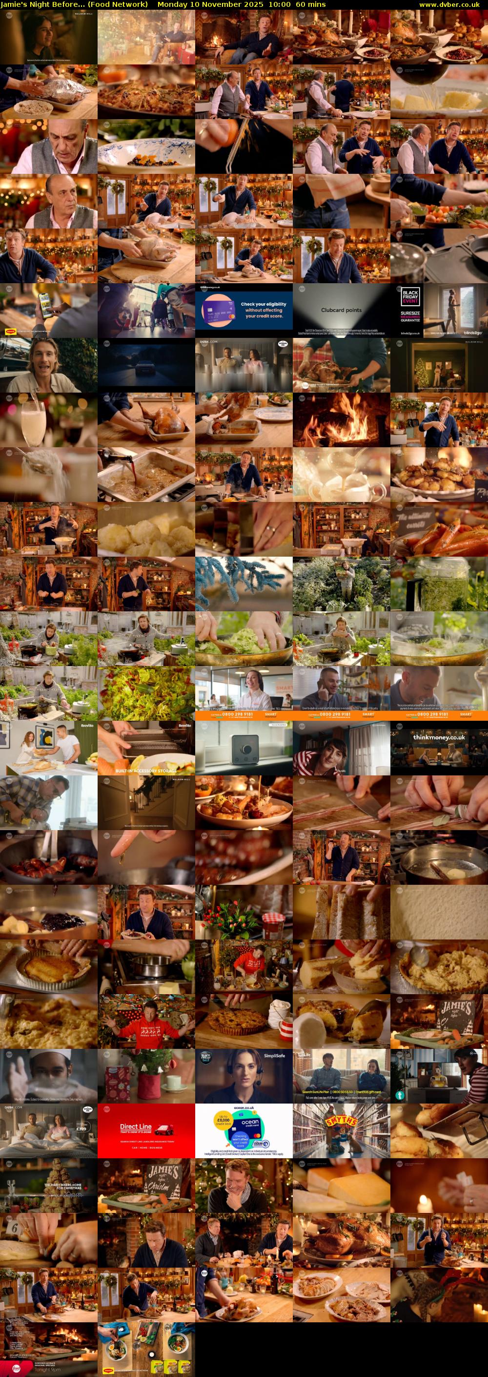 Jamie's Night Before... (Food Network) Monday 10 November 2025 10:00 - 11:00