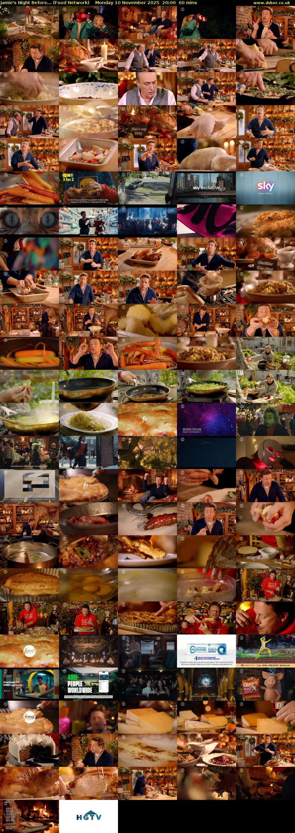 Jamie's Night Before... (Food Network) Monday 10 November 2025 20:00 - 21:00