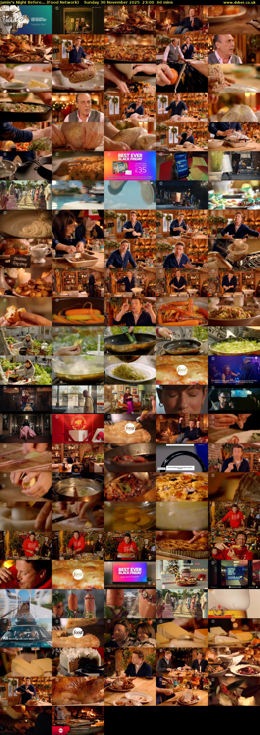 Jamie's Night Before... (Food Network) Sunday 30 November 2025 23:00 - 00:00