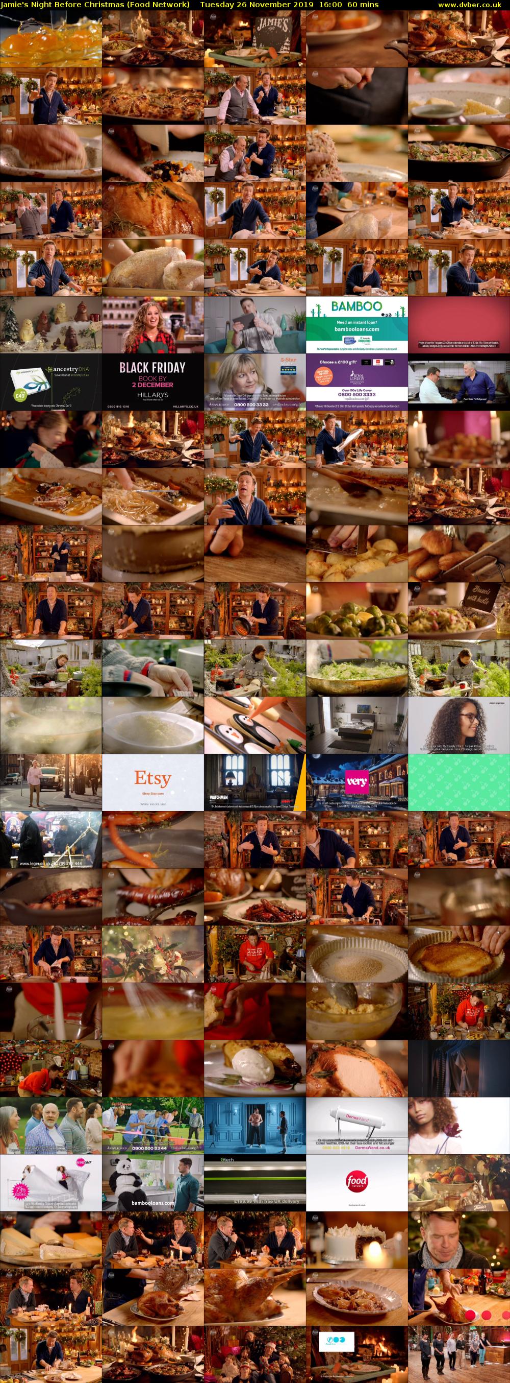 Jamie's Night Before Christmas (Food Network) Tuesday 26 November 2019 16:00 - 17:00