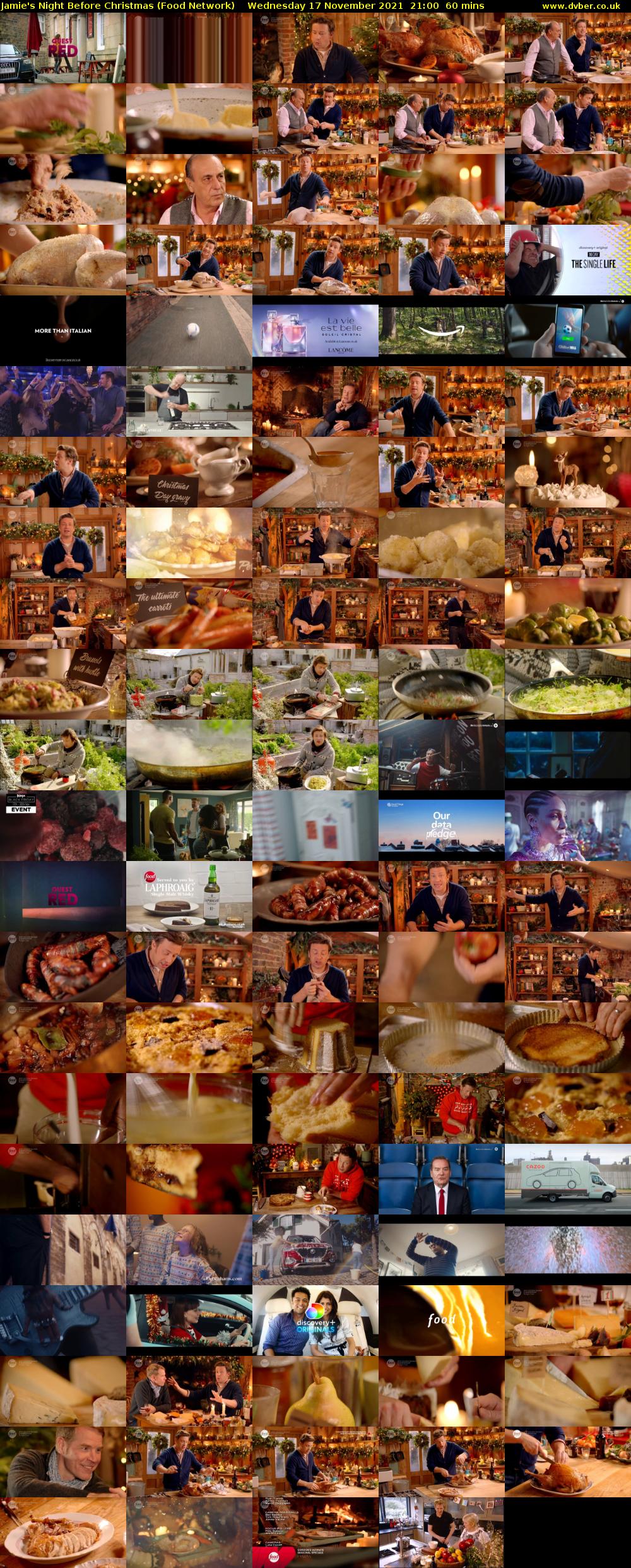 Jamie's Night Before Christmas (Food Network) Wednesday 17 November 2021 21:00 - 22:00