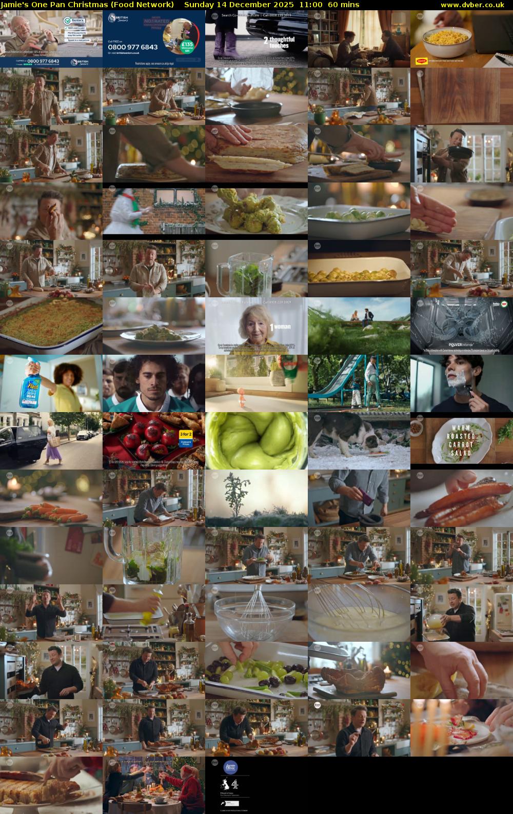 Jamie's One Pan Christmas (Food Network) Sunday 14 December 2025 11:00 - 12:00