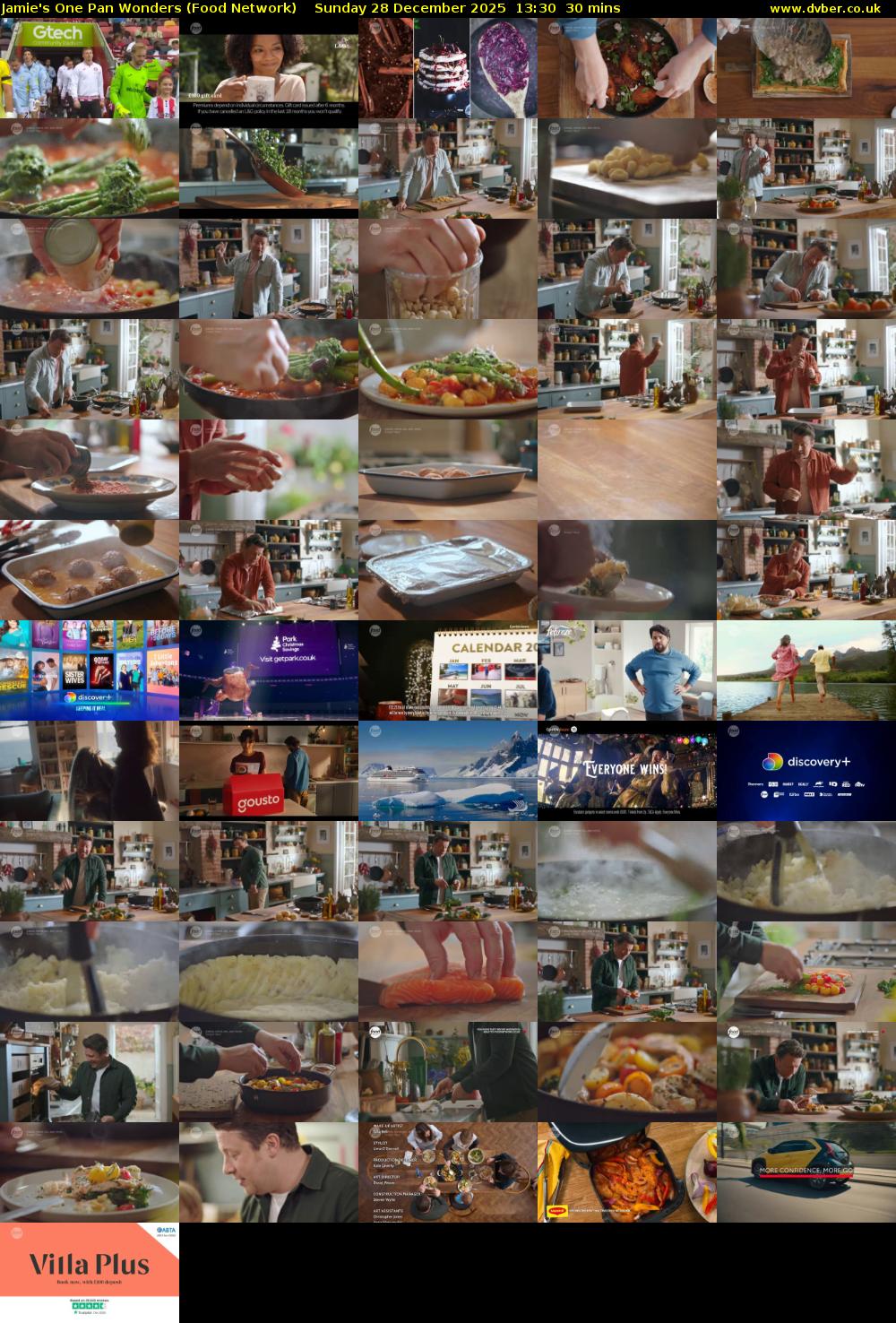 Jamie's One Pan Wonders (Food Network) Sunday 28 December 2025 13:30 - 14:00