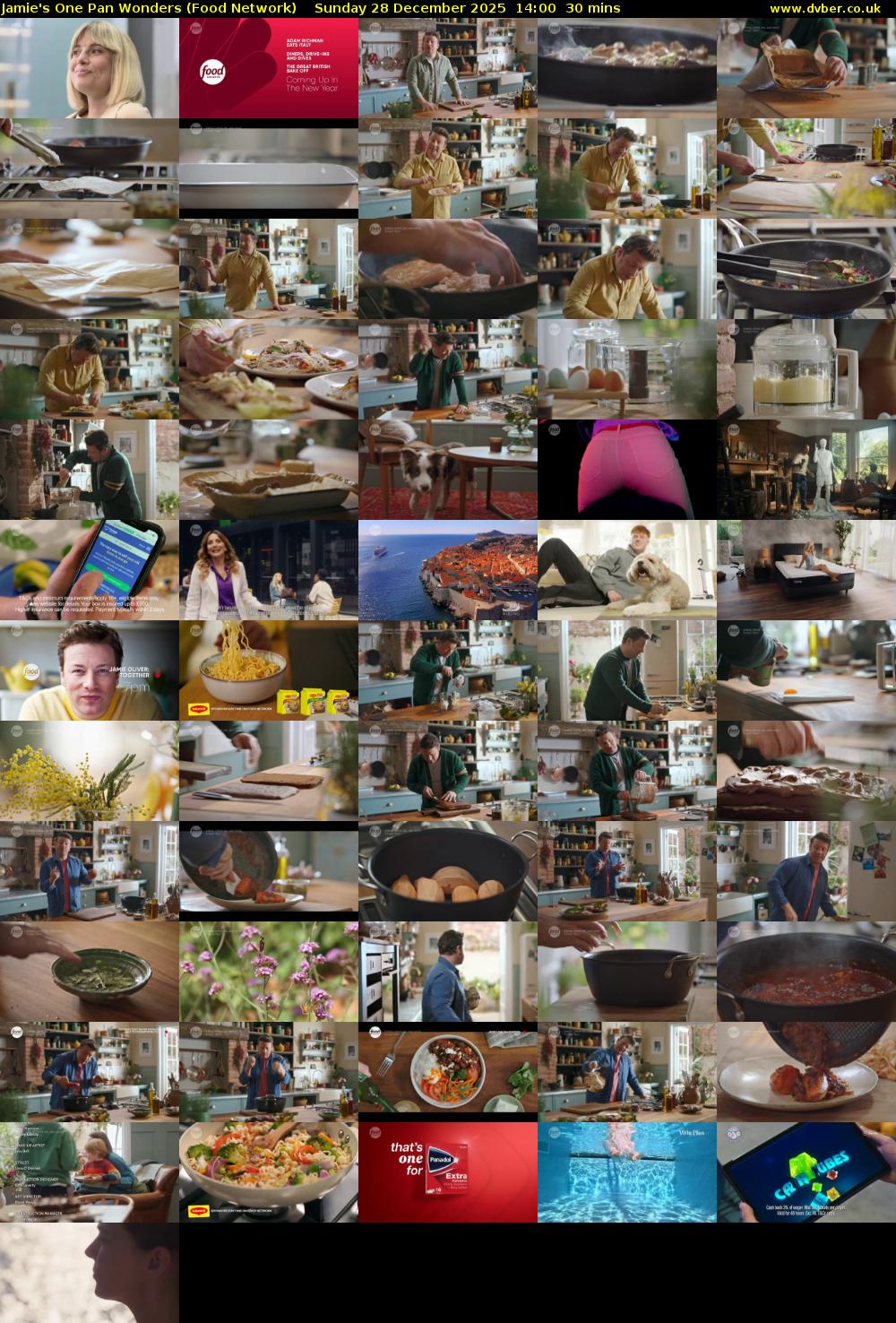 Jamie's One Pan Wonders (Food Network) Sunday 28 December 2025 14:00 - 14:30