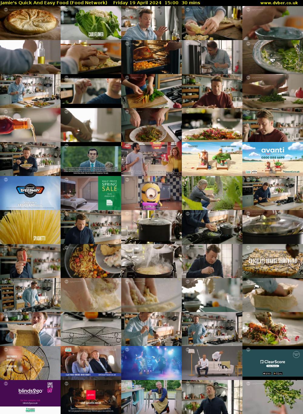 Jamie's Quick And Easy Food (Food Network) Friday 19 April 2024 15:00 - 15:30