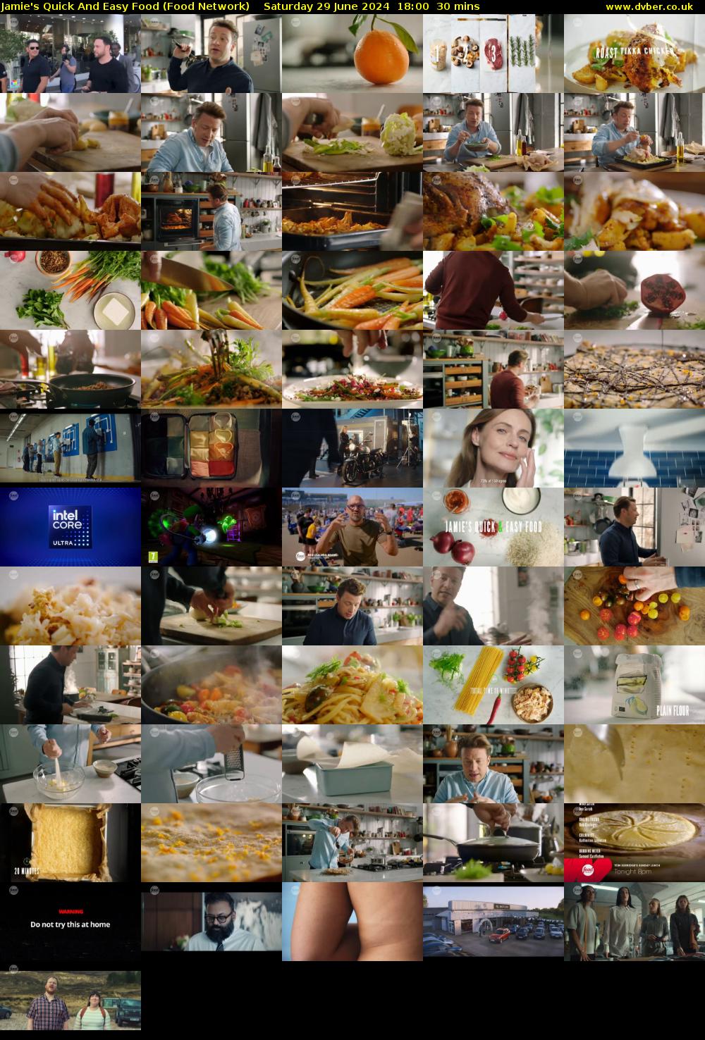 Jamie's Quick And Easy Food (Food Network) Saturday 29 June 2024 18:00 - 18:30