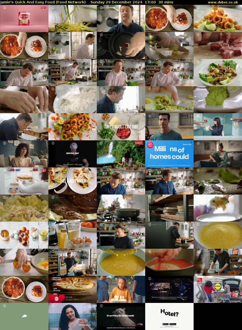 Jamie's Quick And Easy Food (Food Network) Sunday 29 December 2024 17:00 - 17:30
