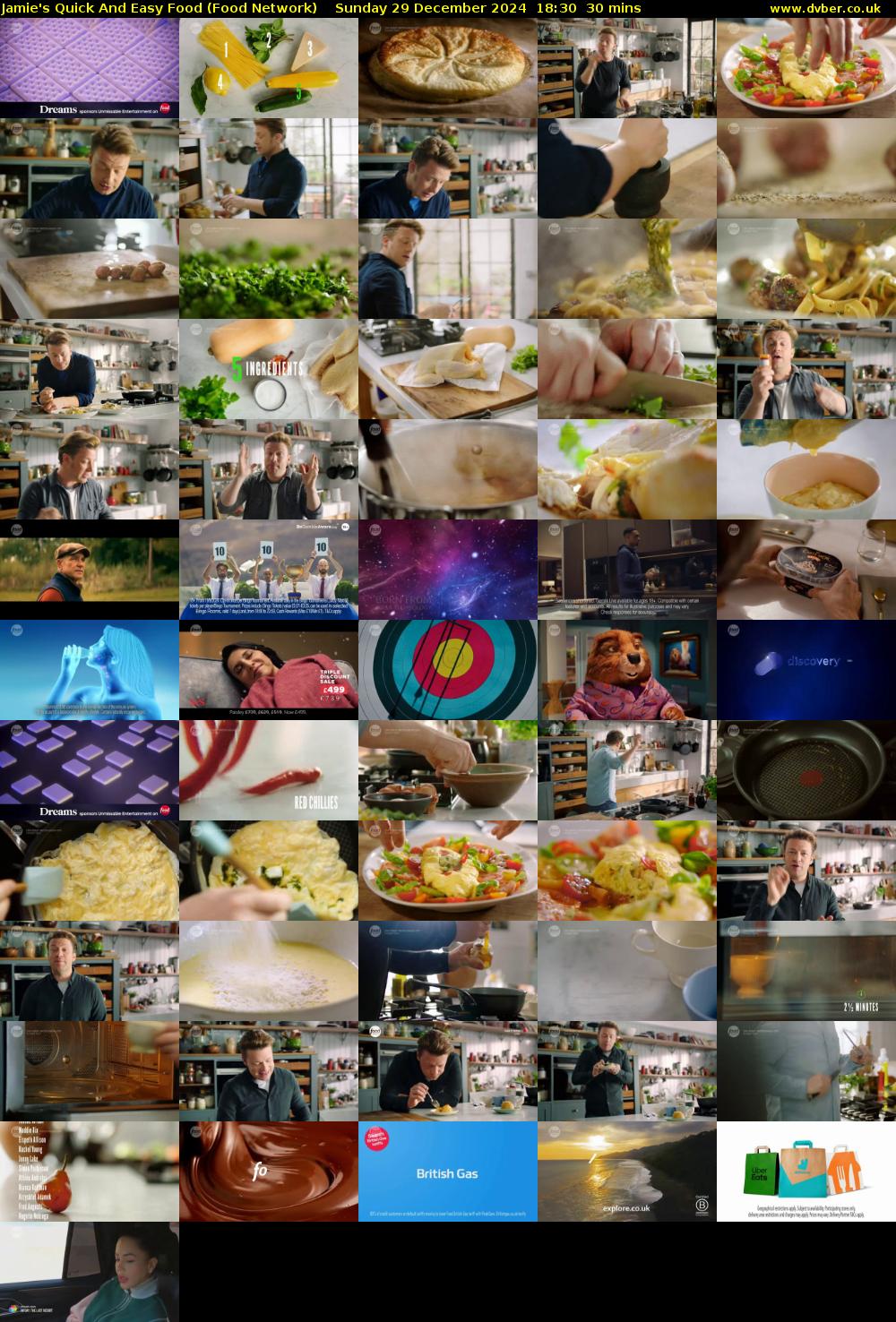 Jamie's Quick And Easy Food (Food Network) Sunday 29 December 2024 18:30 - 19:00