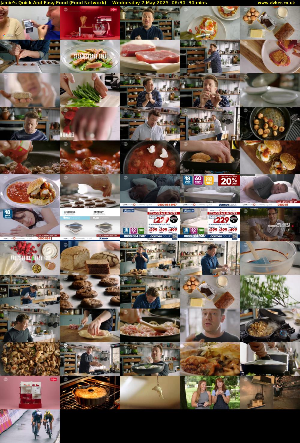 Jamie's Quick And Easy Food (Food Network) Wednesday 7 May 2025 06:30 - 07:00