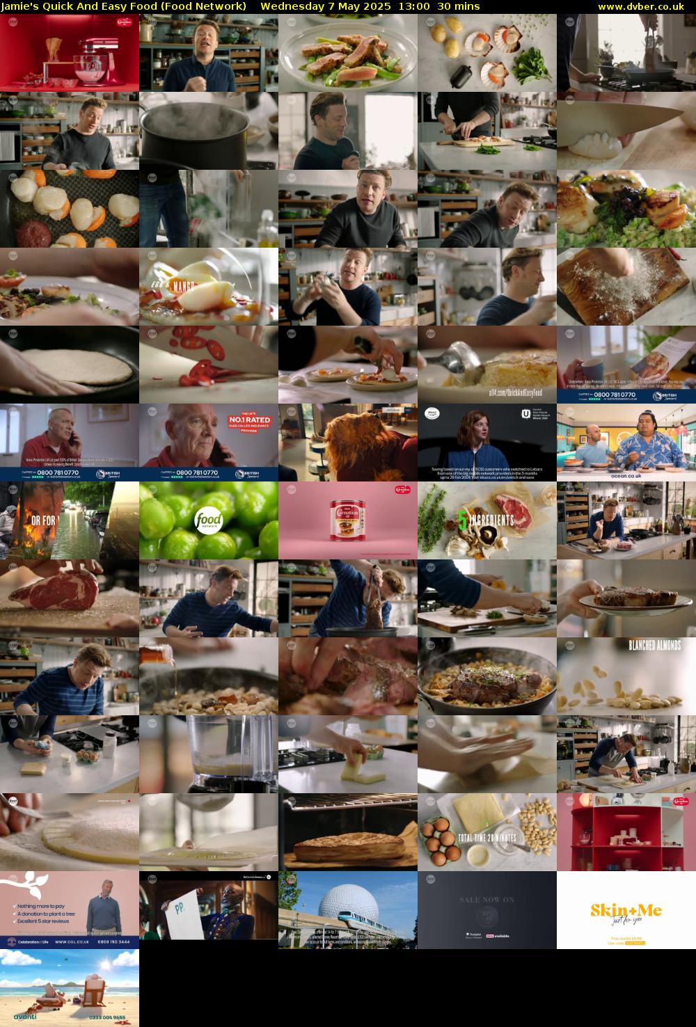 Jamie's Quick And Easy Food (Food Network) Wednesday 7 May 2025 13:00 - 13:30