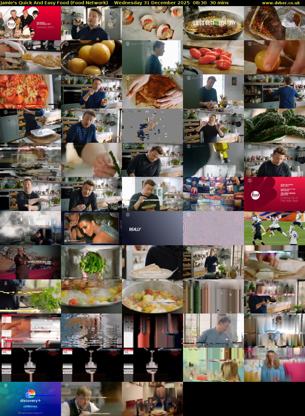 Jamie's Quick And Easy Food (Food Network) Wednesday 31 December 2025 08:30 - 09:00