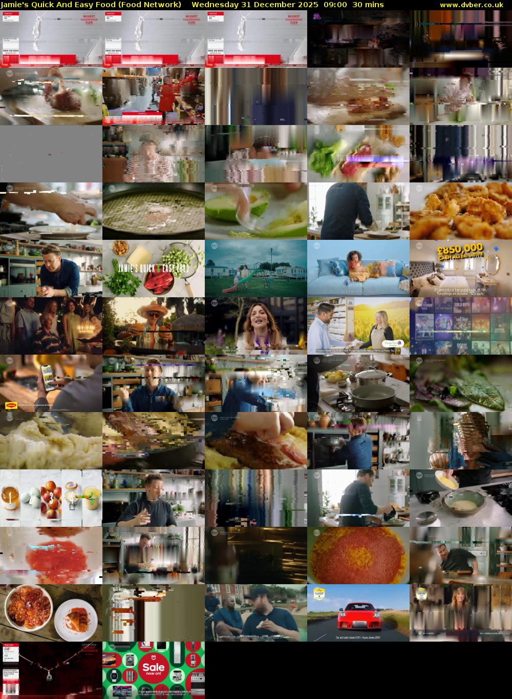 Jamie's Quick And Easy Food (Food Network) Wednesday 31 December 2025 09:00 - 09:30