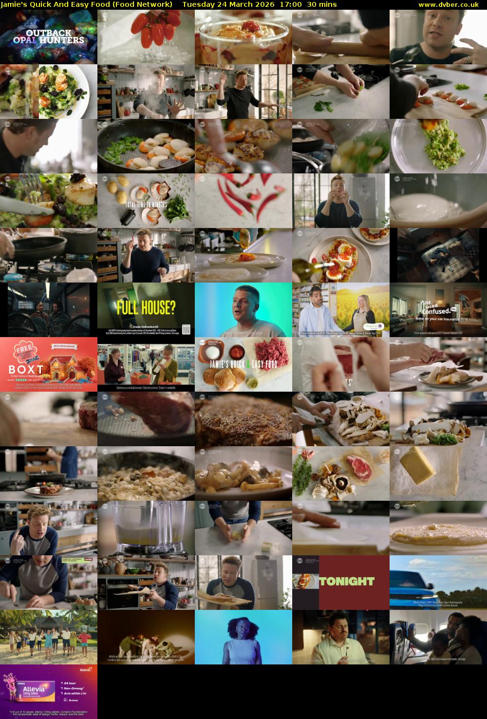 Jamie's Quick And Easy Food (Food Network) Tuesday 24 March 2026 17:00 - 17:30
