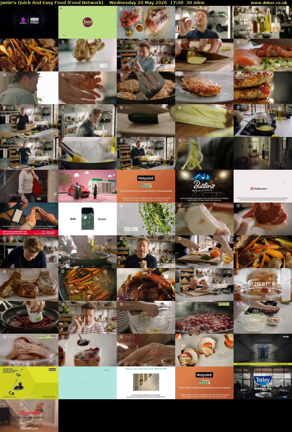 Jamie's Quick And Easy Food (Food Network) Wednesday 20 May 2026 17:00 - 17:30