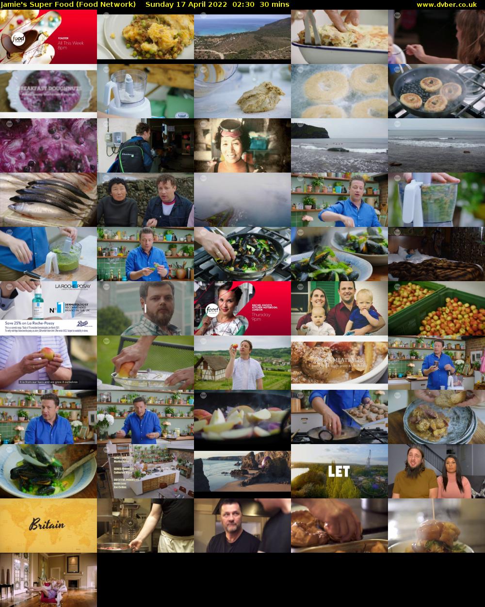 Jamie's Super Food (Food Network) Sunday 17 April 2022 02:30 - 03:00