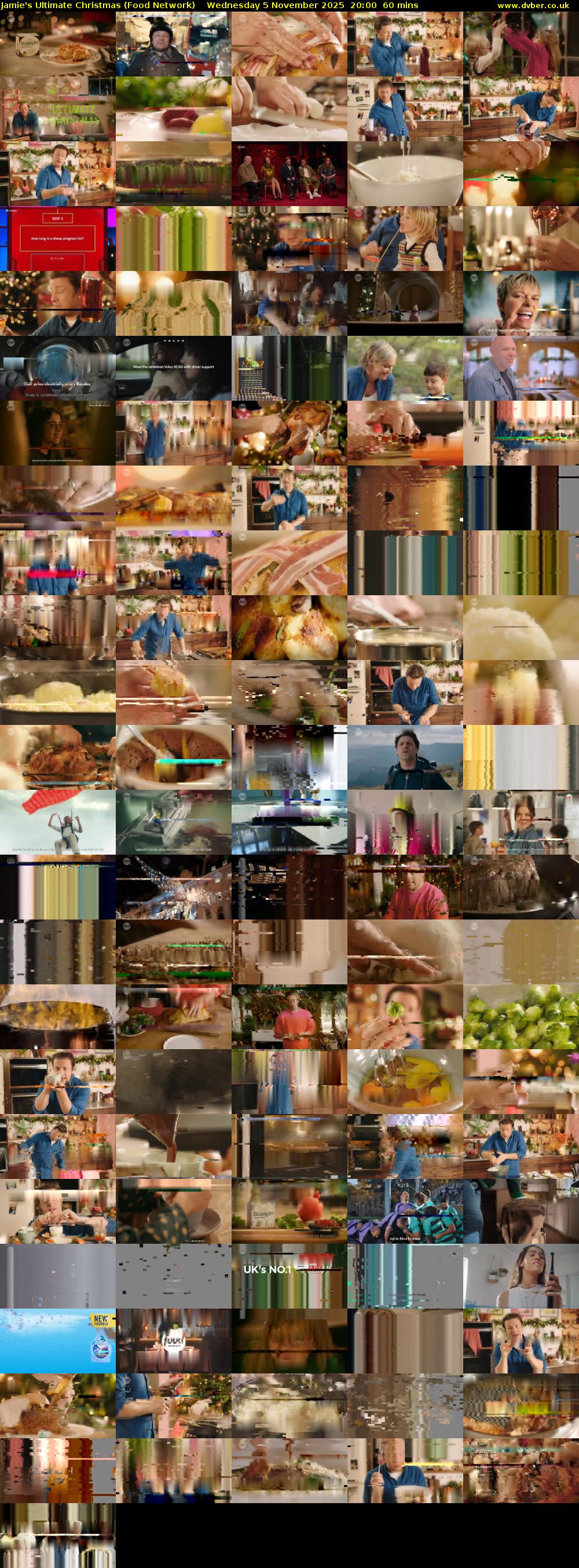 Jamie's Ultimate Christmas (Food Network) Wednesday 5 November 2025 20:00 - 21:00