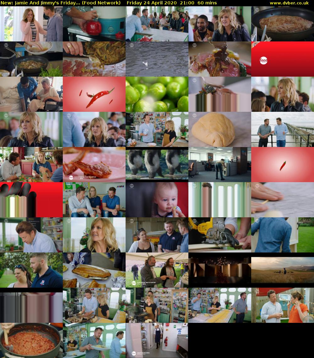 Jamie And Jimmy's Friday... (Food Network) Friday 24 April 2020 21:00 - 22:00