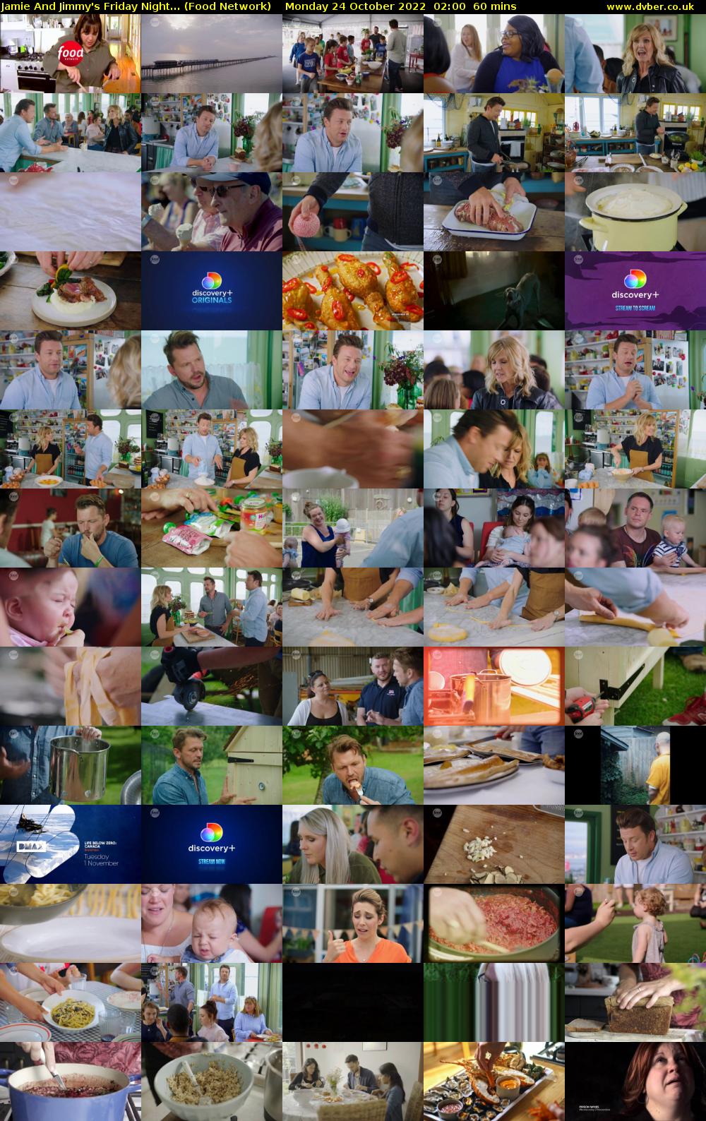 Jamie And Jimmy's Friday Night... (Food Network) Monday 24 October 2022 02:00 - 03:00