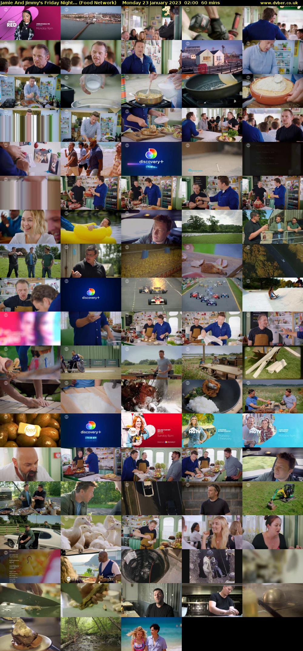 Jamie And Jimmy's Friday Night... (Food Network) Monday 23 January 2023 02:00 - 03:00